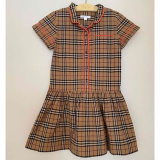 バーバリー(BURBERRY)のバーバリーキッズ☆シャツワンピース☆size10(ワンピース)