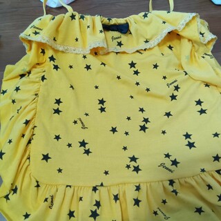 ジェニィ(JENNI)のJENNIE130センチ黄色キャミソール(Tシャツ/カットソー)