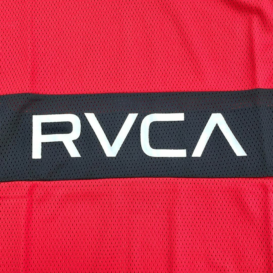 RVCA(ルーカ)のルーカ トップス メッシュ ロゴ Tシャツ AJ041-311 半袖 メンズ ユ メンズのトップス(Tシャツ/カットソー(半袖/袖なし))の商品写真