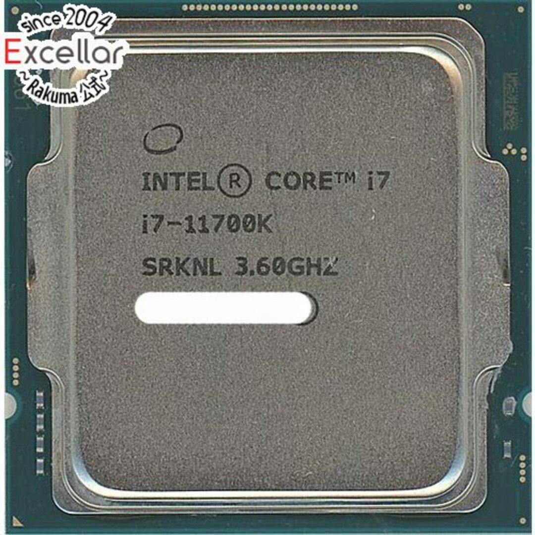 intel(インテル)のCore i7 11700K　3.6GHz LGA1200 125W　SRKNL スマホ/家電/カメラのPC/タブレット(PCパーツ)の商品写真