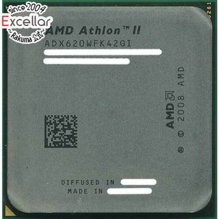 エーエムディー(AMD)のAMD AthlonII X4 620　2.6GHz 512KBx4 SocketAM3　ADX620WFK42GI(PCパーツ)