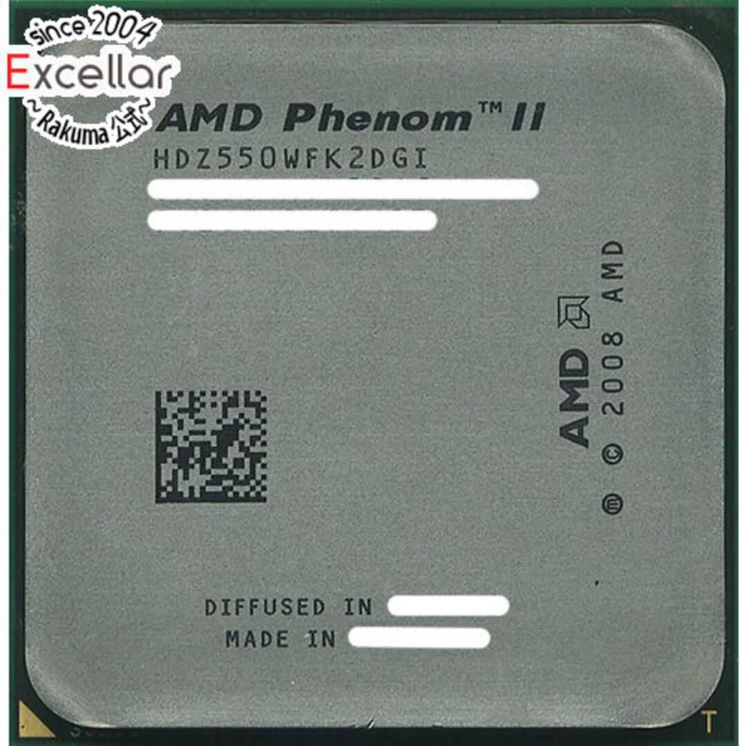 AMD(エーエムディー)のAMD Phenom II X2 550 Black Edition　3.1GHz SocketAM3 スマホ/家電/カメラのPC/タブレット(PCパーツ)の商品写真