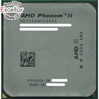 エーエムディー(AMD)のAMD Phenom II X2 550 Black Edition　3.1GHz SocketAM3(PCパーツ)