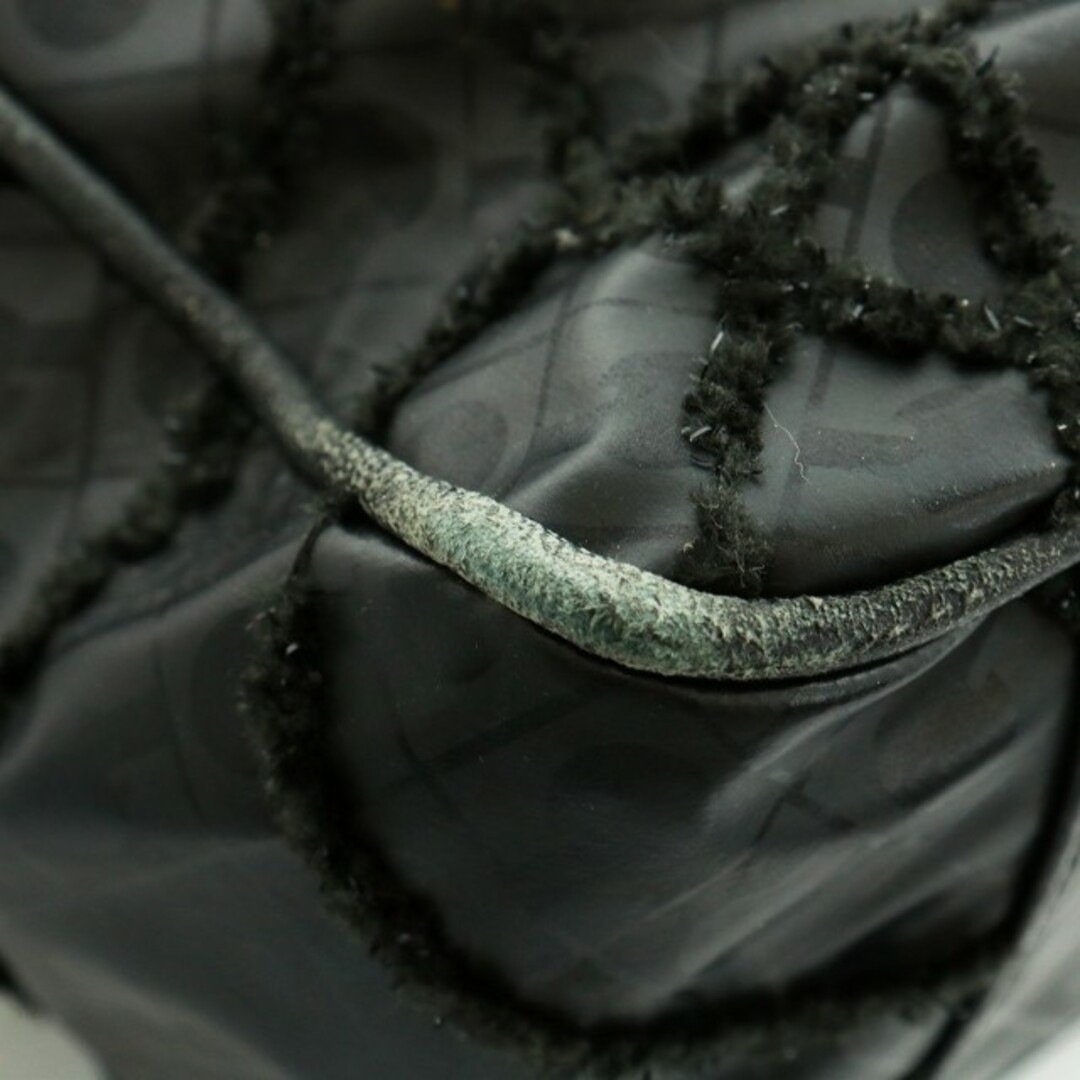 GHERARDINI(ゲラルディーニ)のゲラルディーニ  ハンドバッグ ミニトート レザー リボン 総柄 黒 ブラック レディースのバッグ(ハンドバッグ)の商品写真