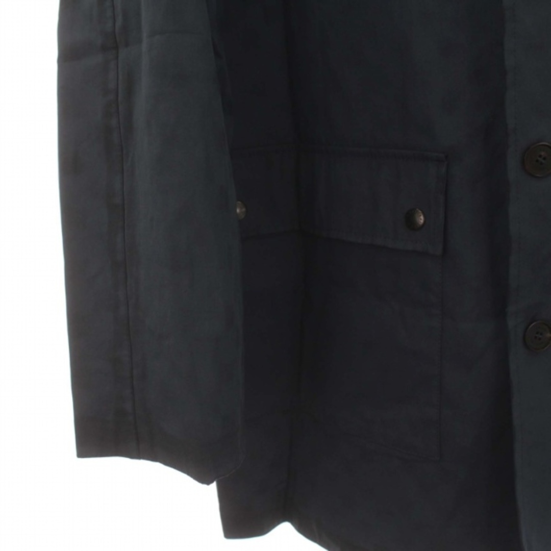 LOUIS VUITTON(ルイヴィトン)のルイヴィトン イタリア製 オイルドジャケット コート ダミエ 48 L 紺 メンズのジャケット/アウター(その他)の商品写真