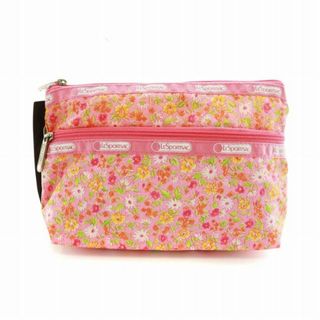 レスポートサック(LeSportsac)のレスポートサック COSMETIC CLUTCH ポーチ タグ付き 花柄(ポーチ)