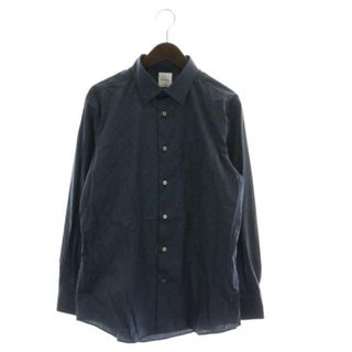 ポールスミス(Paul Smith)のポールスミス PAUL SMITH シャツ 長袖 総柄 XL 紺 ネイビー(シャツ)