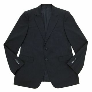 グッチ(Gucci)のGUCCI グッチ シャドウストライプ入り テーラードジャケット ブラック52R(テーラードジャケット)