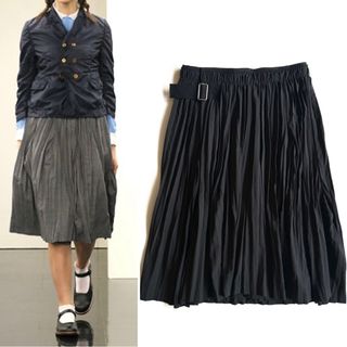 トリココムデギャルソン(tricot COMME des GARCONS)の《美品》tricot COMME des GARCONS 巻きプリーツスカート(ロングスカート)