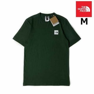 ザノースフェイス(THE NORTH FACE)のノースフェイス 半袖 Tシャツ US限定 ボックスロゴ (M)緑 180902(Tシャツ/カットソー(半袖/袖なし))