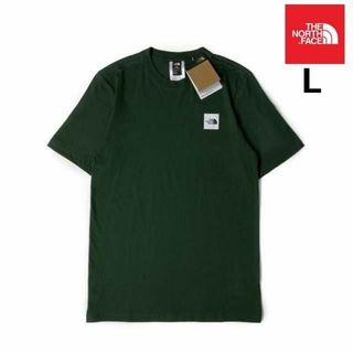 ザノースフェイス(THE NORTH FACE)のノースフェイス 半袖 Tシャツ US限定 ボックスロゴ (L)緑 180902(Tシャツ/カットソー(半袖/袖なし))