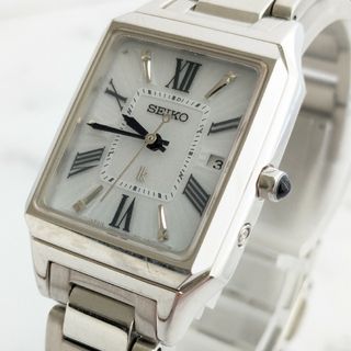 セイコー(SEIKO)の稼働品 ルキア LUKIA スクエア ソーラー電波時計 SEIKO セイコー(腕時計)