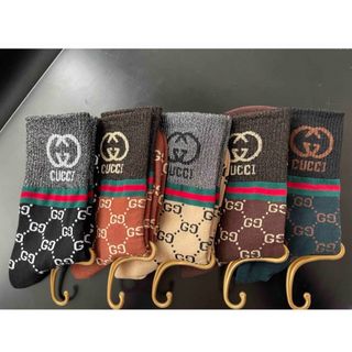 グッチ(Gucci)のGucciレディースソックス5足セット　新品未使用(ソックス)