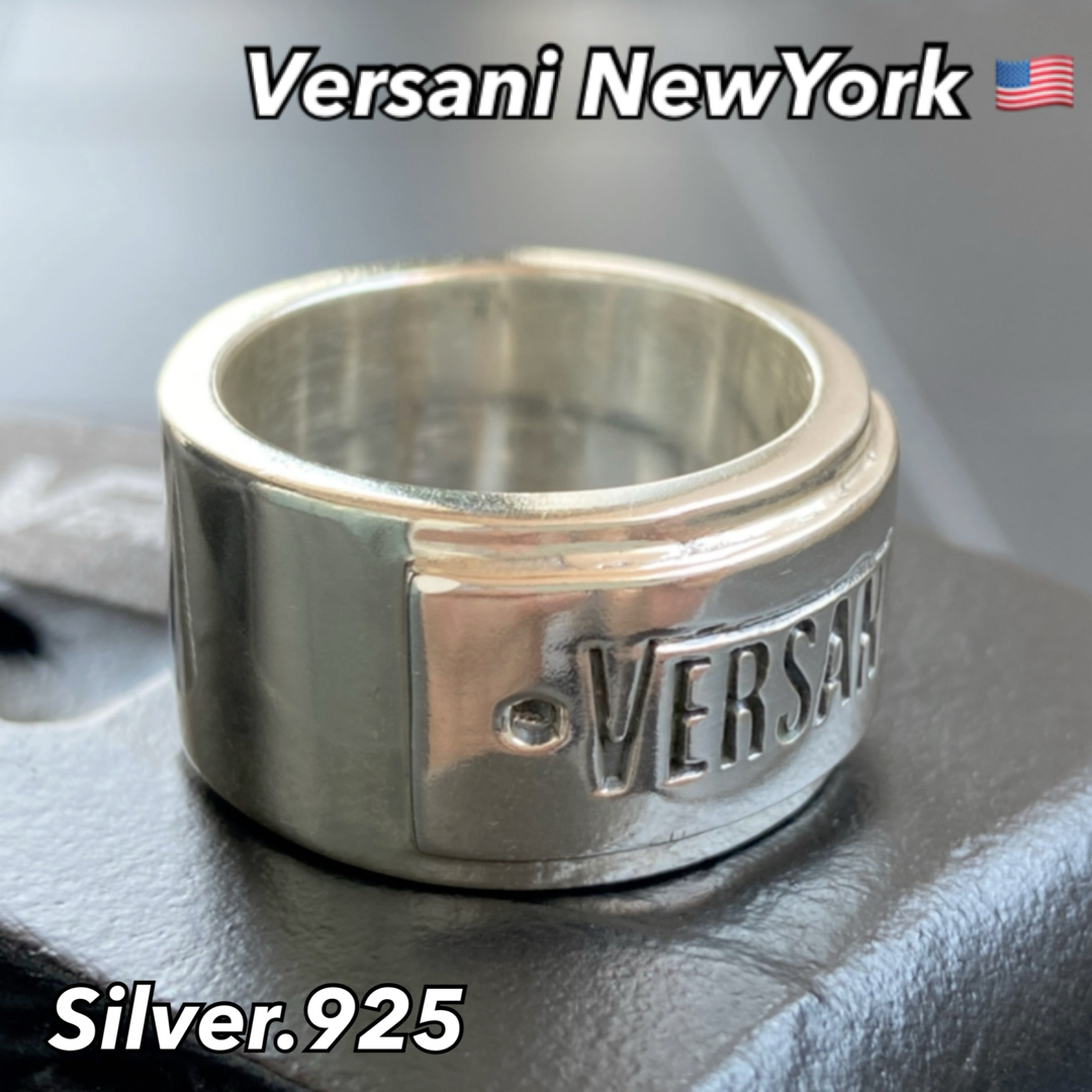 NYベルサーニ 指輪【25号】Silver 925 ロゴ入りシルバーリング ロゴ メンズのアクセサリー(リング(指輪))の商品写真