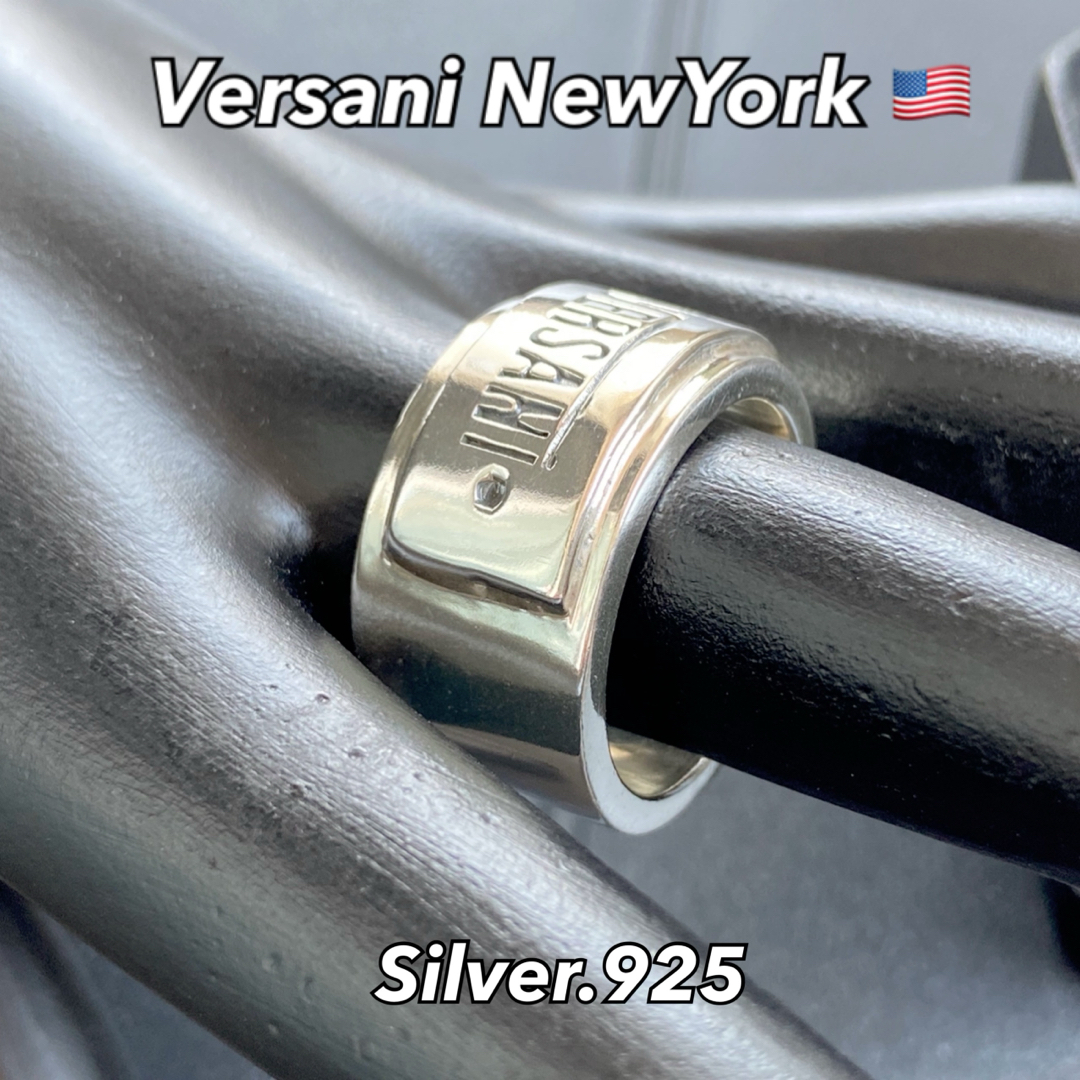 NYベルサーニ 指輪【25号】Silver 925 ロゴ入りシルバーリング ロゴ メンズのアクセサリー(リング(指輪))の商品写真