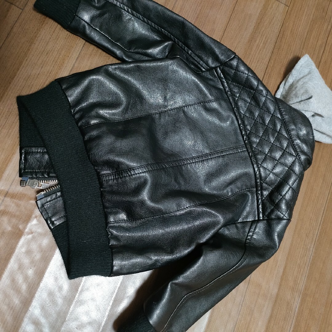 ライダースジャケット 80cm 美品 キッズ/ベビー/マタニティのベビー服(~85cm)(ジャケット/コート)の商品写真