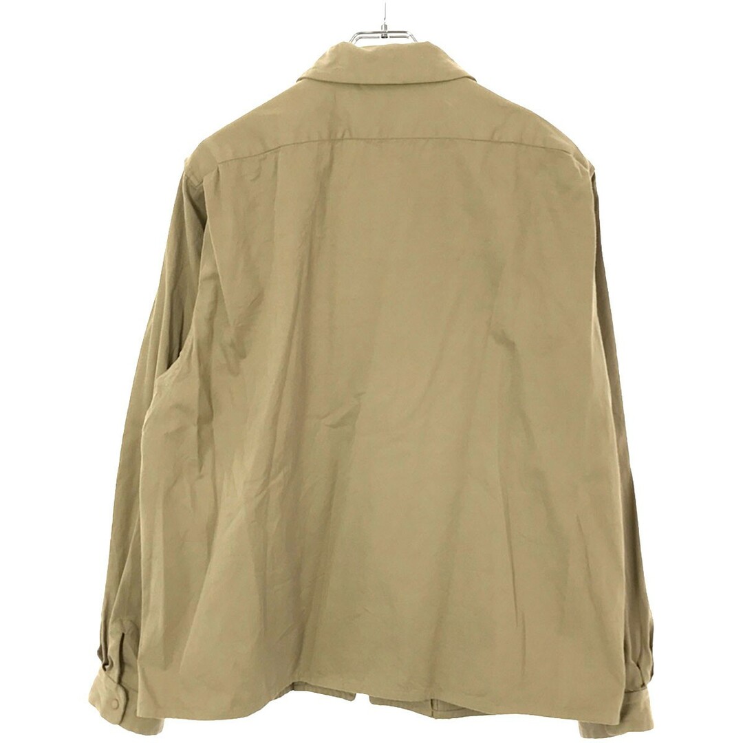 YAECA(ヤエカ)のYAECA PARK ヤエカ パーク ZIP SIHRT ジップアップコットンシャツジャケット ベージュ M 194014 メンズのジャケット/アウター(その他)の商品写真
