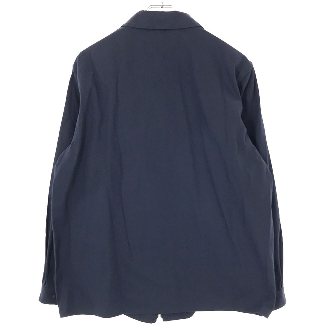 YAECA(ヤエカ)のYAECA PARK ヤエカ パーク 22SS ZIP SHIRT ジップアップコットンナイロンシャツジャケット ネイビー M 124014 メンズのジャケット/アウター(その他)の商品写真