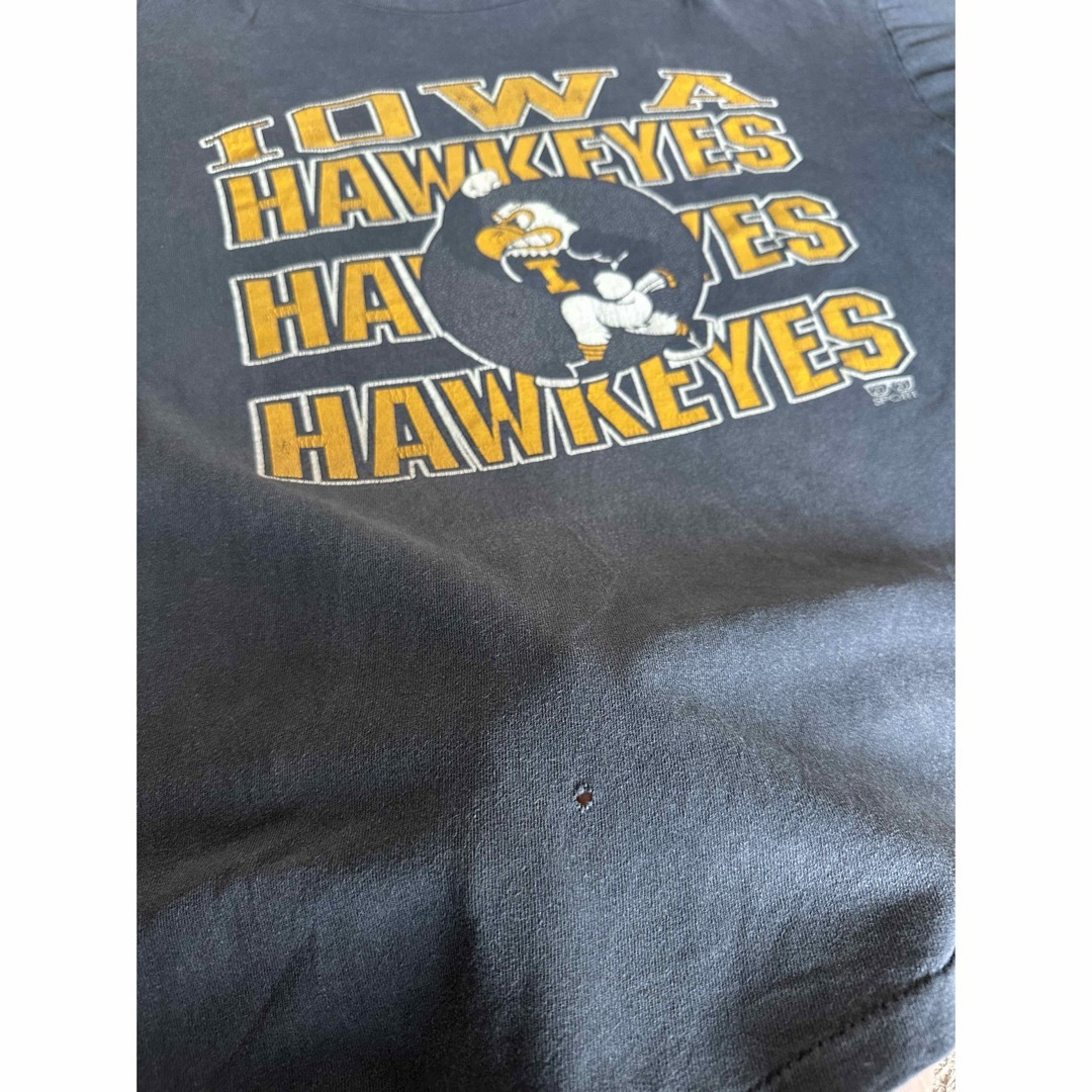  激レア　USA製 80-90s VTG Tee Iowa Hawkeyes  メンズのトップス(Tシャツ/カットソー(半袖/袖なし))の商品写真