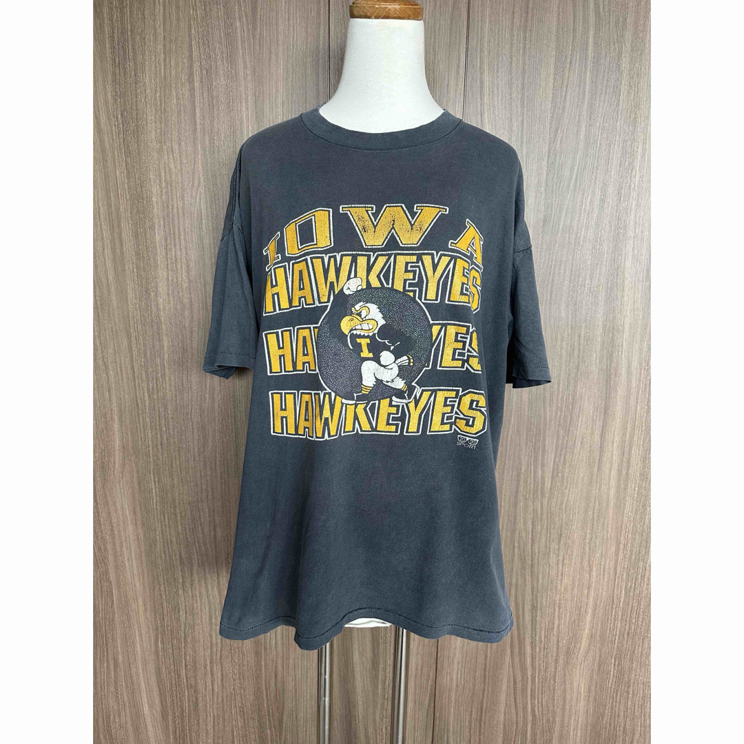  激レア　USA製 80-90s VTG Tee Iowa Hawkeyes  メンズのトップス(Tシャツ/カットソー(半袖/袖なし))の商品写真