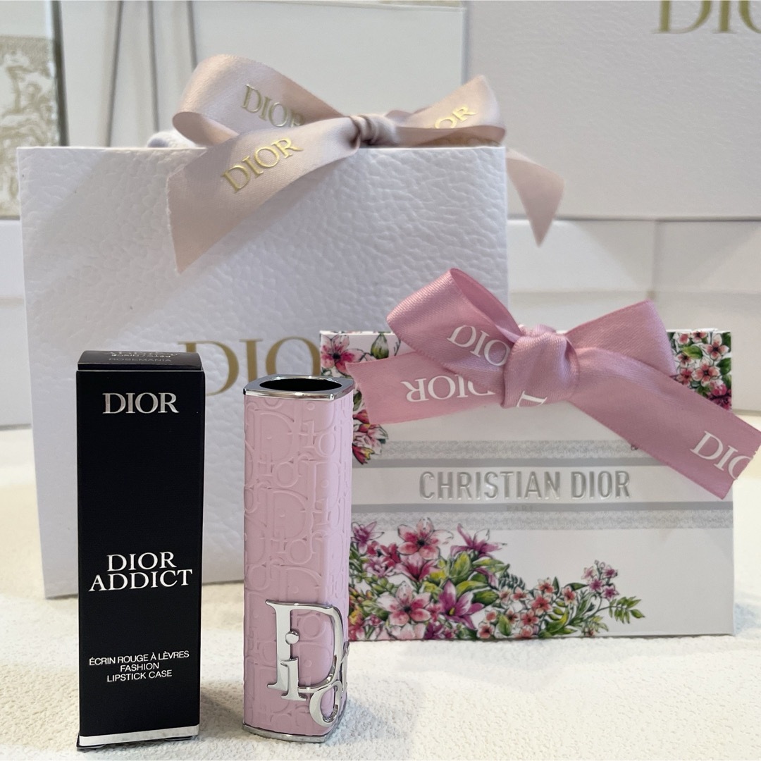 Christian Dior(クリスチャンディオール)の新品未使用　ディオール アディクト リップスティック (ケース) ローズマニア コスメ/美容のベースメイク/化粧品(リップグロス)の商品写真