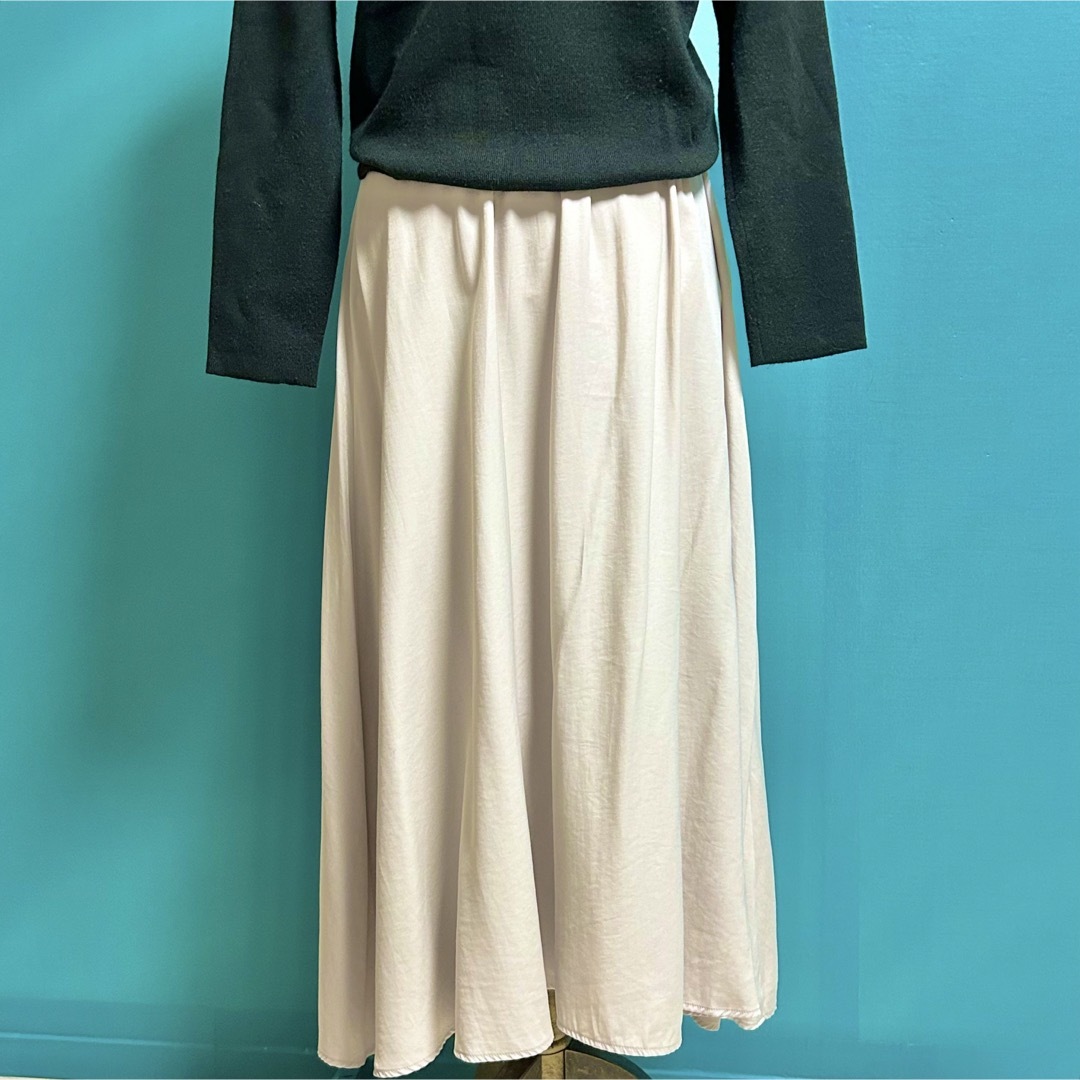 OPAQUE.CLIP(オペークドットクリップ)のopaque.clip  オペークドットクリップ フレアロングスカート レディースのスカート(ロングスカート)の商品写真