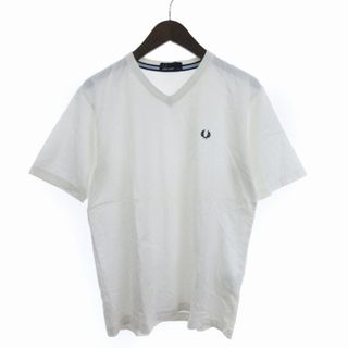 フレッドペリー(FRED PERRY)のフレッドペリー Laurel V-Neck S/S Tシャツ 半袖 白 M(Tシャツ/カットソー(半袖/袖なし))