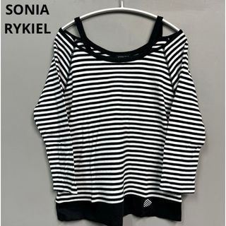 ソニアリキエル(SONIA RYKIEL)のSONIA RYKIEL ボーダー　トップス　Tシャツ　40 GU ハート　(カットソー(長袖/七分))