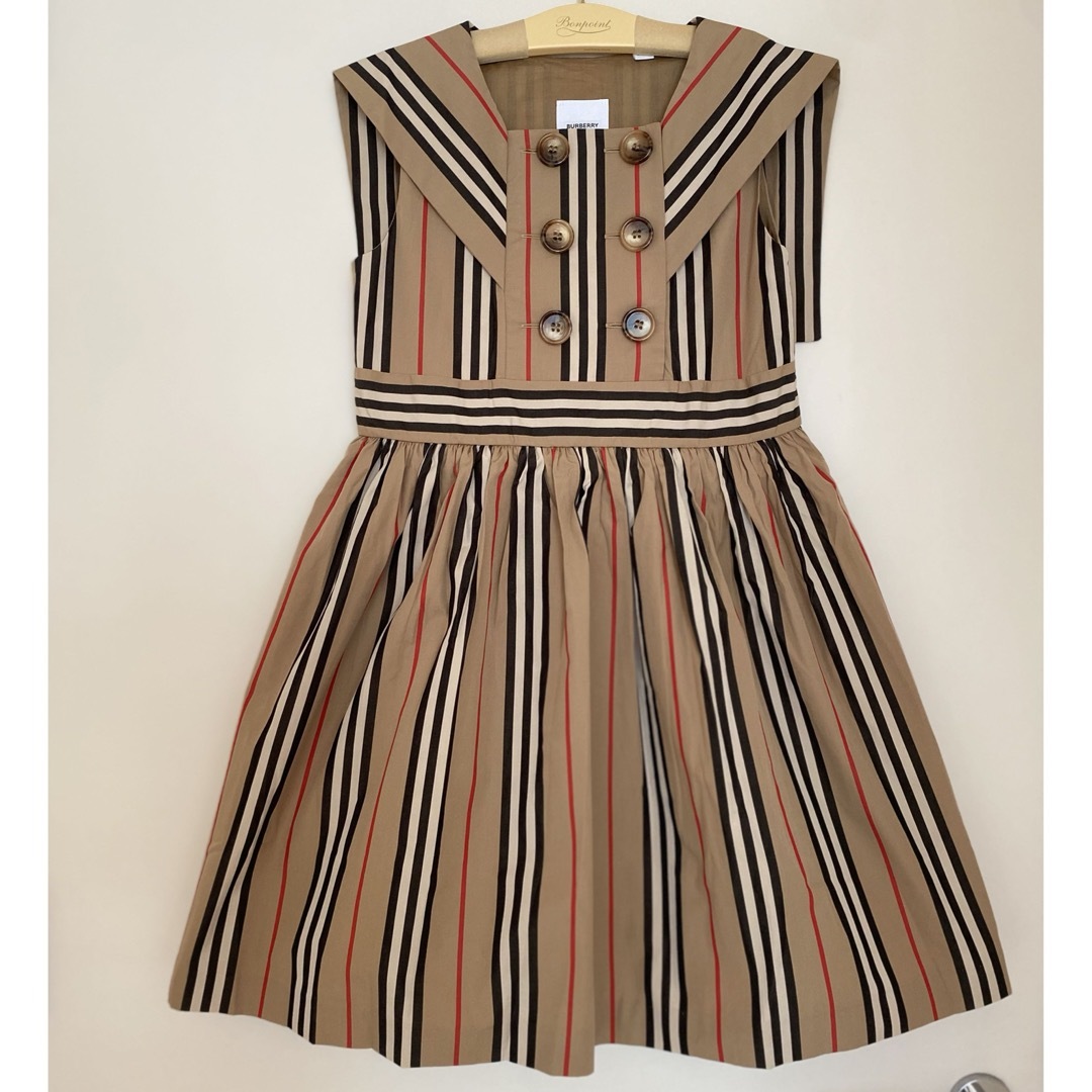 BURBERRY(バーバリー)のバーバリーキッズ☆セーラーワンピース☆size10 キッズ/ベビー/マタニティのキッズ服女の子用(90cm~)(ワンピース)の商品写真