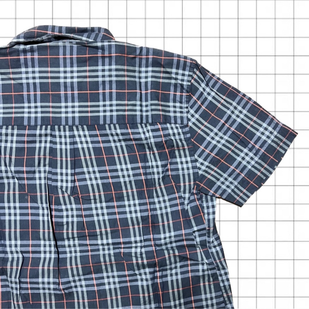 BURBERRY(バーバリー)のy2k フェアリーコア バーバリーロンドン 半袖 襟付き ブラウス ノバチェック レディースのトップス(シャツ/ブラウス(半袖/袖なし))の商品写真