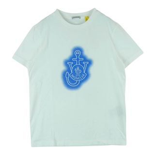 モンクレール(MONCLER)のMONCLER モンクレール JW ANDERSON JWアンダーソン GARMENT DYED SS T-SHIRT ジーニアス 半袖 Tシャツ ホワイト系 S【中古】(Tシャツ/カットソー(半袖/袖なし))