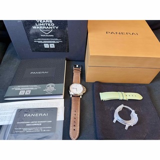 パネライ(PANERAI)のパネライ ルミノールドゥエ ルナロッサ PAM01306 美品　500本限定(腕時計(アナログ))