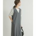 【GRAY】『UR TECH DRYLUXE』ストレートラインジャンパースカート