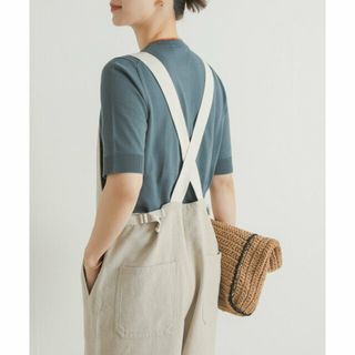 アーバンリサーチドアーズ(URBAN RESEARCH DOORS)の【BLUE】『UR TECH ひやサラクール』コットンハーフスリーブKNIT(ニット/セーター)