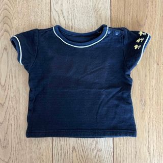 PEANUTS - 70cm ピーナッツ　PEANUTS 半袖　Tシャツ　ウッドストック　ブラック