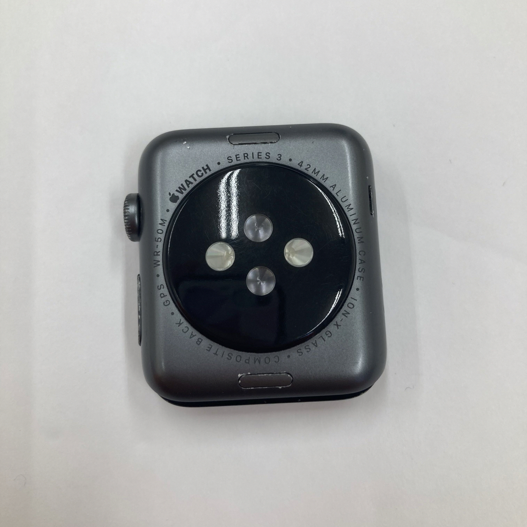 Apple Watch(アップルウォッチ)のApple Watch シリーズ3 42mm/アップルウォッチ グレー スマホ/家電/カメラのスマートフォン/携帯電話(その他)の商品写真
