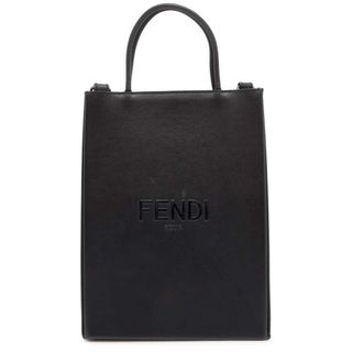 フェンディ(FENDI)のフェンディ ハンドバッグ ショッピングバッグ レザー 7VA512 FENDI 2wayショルダーバッグ 黒(ハンドバッグ)