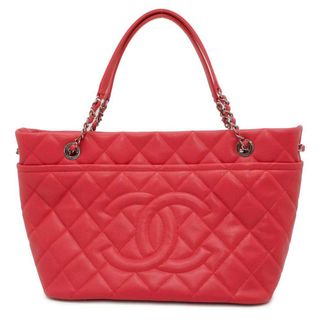 シャネル(CHANEL)のシャネル トートバッグ マトラッセ ココマーク キャビアスキン A67291 CHANEL ピンク(トートバッグ)