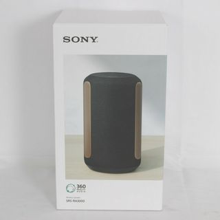 ソニー(SONY)の【新品】SONY SRS-RA3000 ブラック ワイヤレススピーカー 360 Reality Audio ソニー 本体(スピーカー)