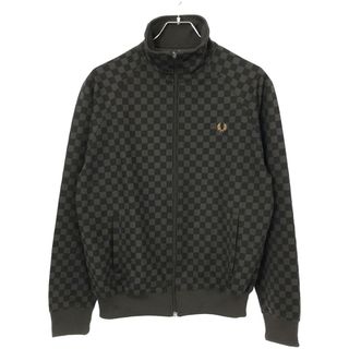 フレッドペリー(FRED PERRY)のFRED PERRY フレッドペリー ブロックチェック ジップアップトラックジャケット チャコール系 S(その他)