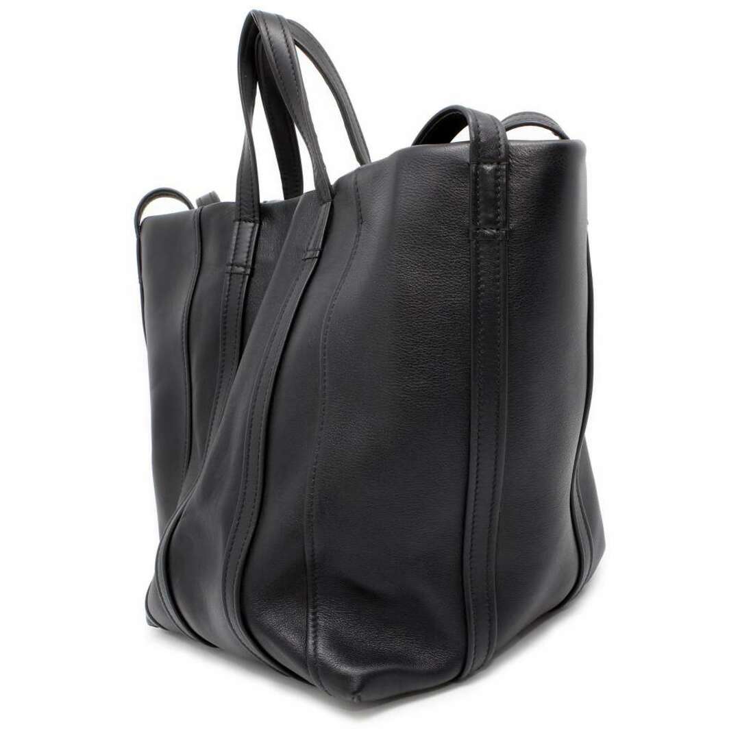 Balenciaga(バレンシアガ)のバレンシアガ トートバッグ ランドリー カバ S レザー 491634 BALENCIAGA バッグ 黒 レディースのバッグ(トートバッグ)の商品写真