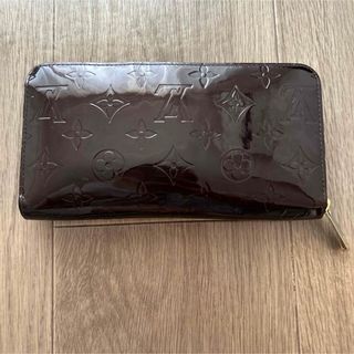 ルイヴィトン(LOUIS VUITTON)のルイヴィトン　長財布　レディース　ワインレッド　ジッピーウォレット　ヴェルニ(財布)