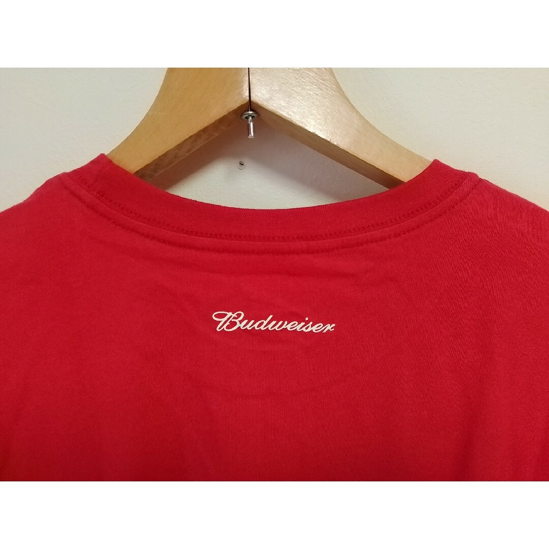 billabong(ビラボン)のBILLABONG バドワイザー Tシャツ 半袖 赤 ロゴ オーガニックコットン メンズのトップス(Tシャツ/カットソー(半袖/袖なし))の商品写真