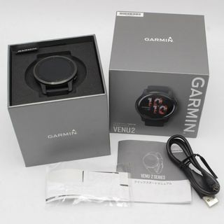 ガーミン(GARMIN)の【美品】GARMIN VENU2 010-02430-61 Black/Slate スマートウォッチ ガーミン ヴェニュー 本体(腕時計(デジタル))