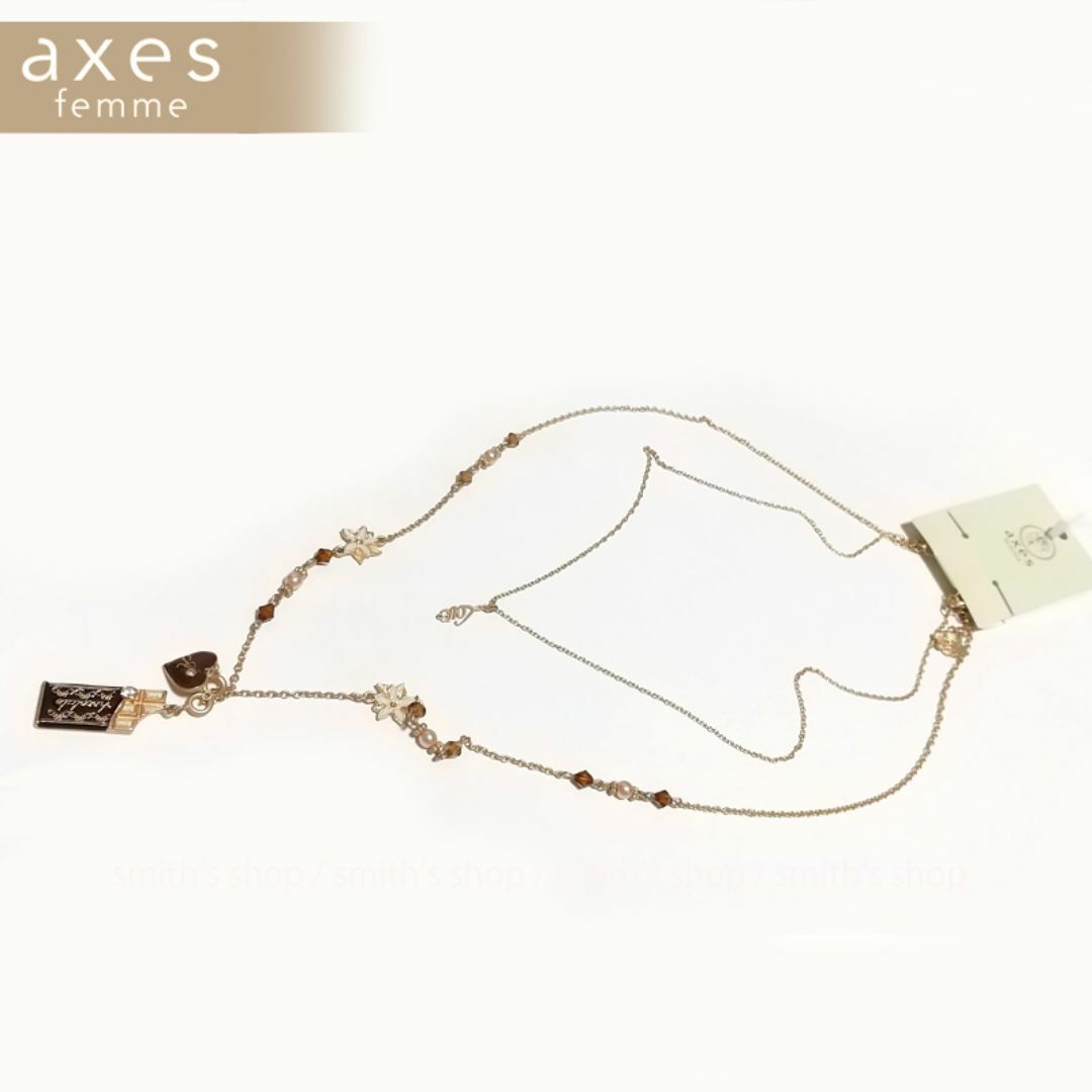 axes femme(アクシーズファム)のaxes femme スウィートチョコネックレス レディースのアクセサリー(ネックレス)の商品写真