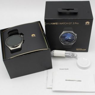 【美品】HUAWEI WATCH GT3 Pro 46mm ODN-B19 チタン アクティブモデル ブラック スマートウォッチ ファーウェイウォッチ 本体