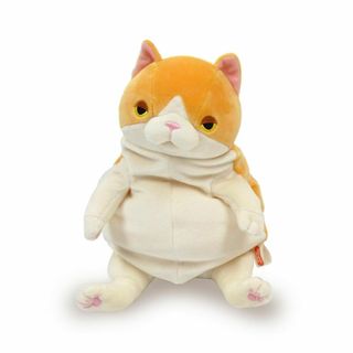 シナダグローバル もちシリーズ もちねこ ハチワレ オレンジ (M) 14×14(ぬいぐるみ/人形)