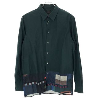 ポールスミス(Paul Smith)のPS Paul Smith ピーエスポールスミス 19AW 切替シャツ グリーン M(シャツ)