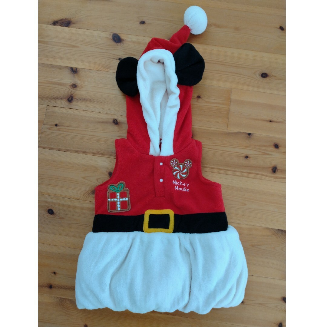 Disney(ディズニー)のクリスマス　ミッキーコスチューム キッズ/ベビー/マタニティのベビー服(~85cm)(その他)の商品写真