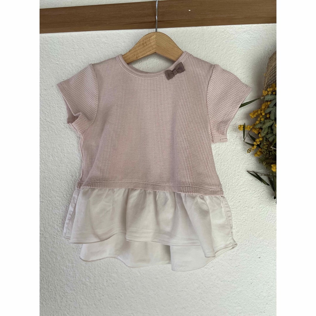 3can4on(サンカンシオン)の3can4on トップス　100 キッズ/ベビー/マタニティのキッズ服女の子用(90cm~)(Tシャツ/カットソー)の商品写真